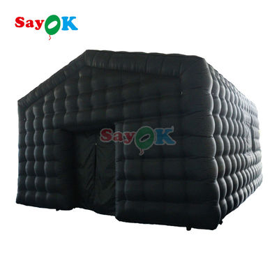 Portable LED Disco Lighting Mobile Night Club Tent Inflatable Cube Party Tent Inflatable Nightclub For Rent