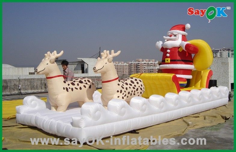 Christmas Inflatable Holiday Decorations Inflatable Santa Claus and sled