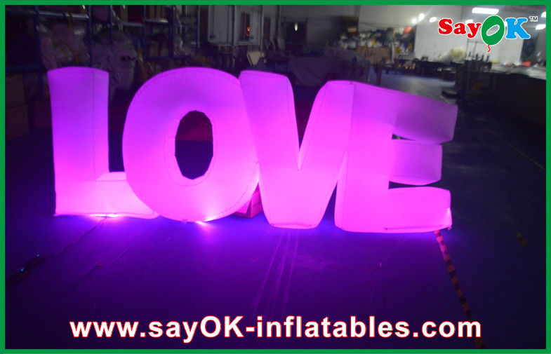 Valentine Inflatable Led Light Love Indoor Wedding Inflatable Decorations