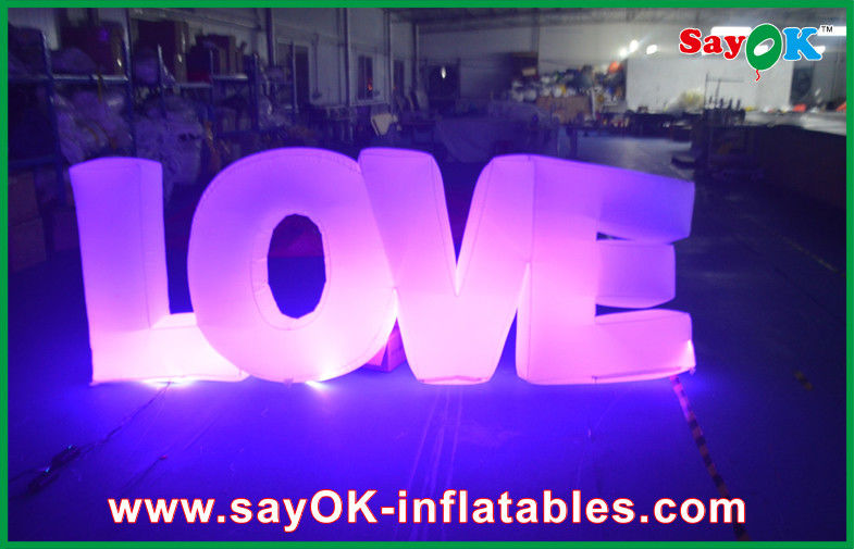 Valentine Inflatable Led Light Love Indoor Wedding Inflatable Decorations