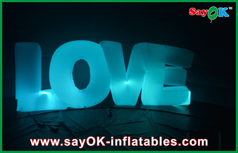 Valentine Inflatable Led Light Love Indoor Wedding Inflatable Decorations