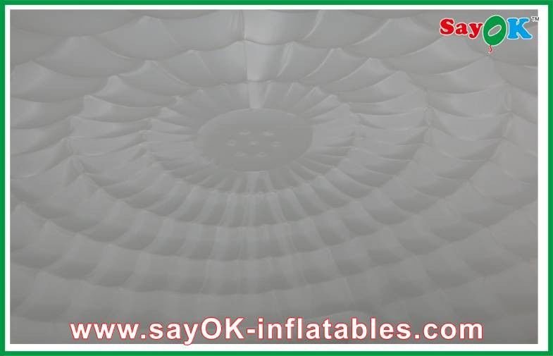 Domed Inflatable Igloo Waterproof Oxford Cloth Inflatable Air Tent White 10m Customed CE