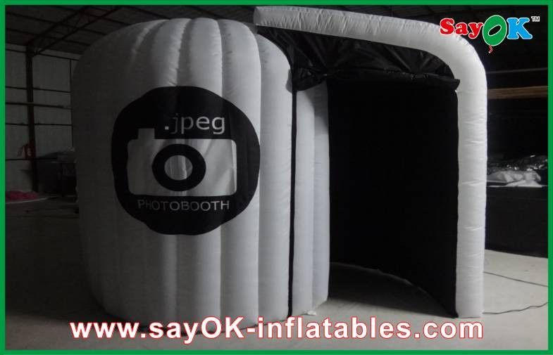 Small Photo Booth Portable Inflatable Photo Booth Inflatable Photo-Taking Tent WIth Led Lighting