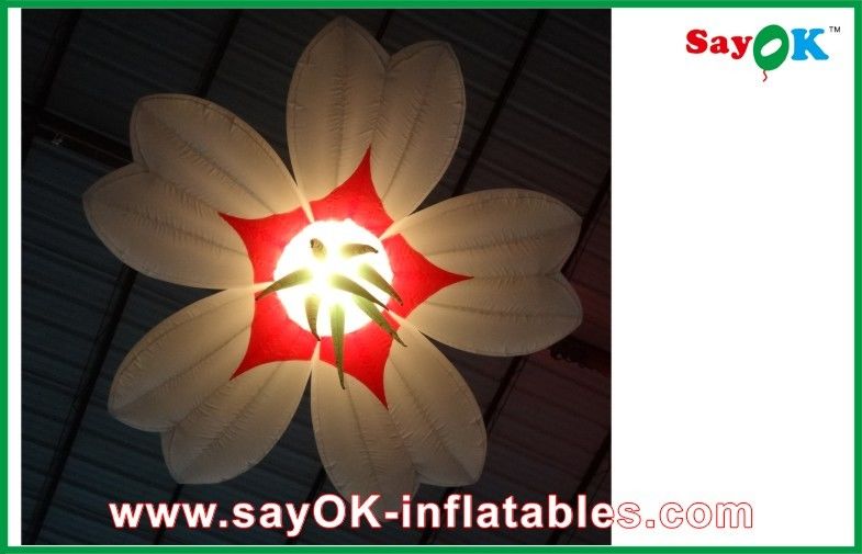 Beautiful Inflatable Lighting Decoration Inflatable Iighting Flower For Wedding