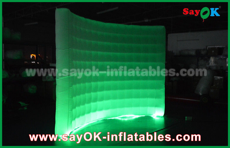 Inflatable Party Decorations 17 Colors Changed Inflatable Photo Booth With Touch Screen Remote Control