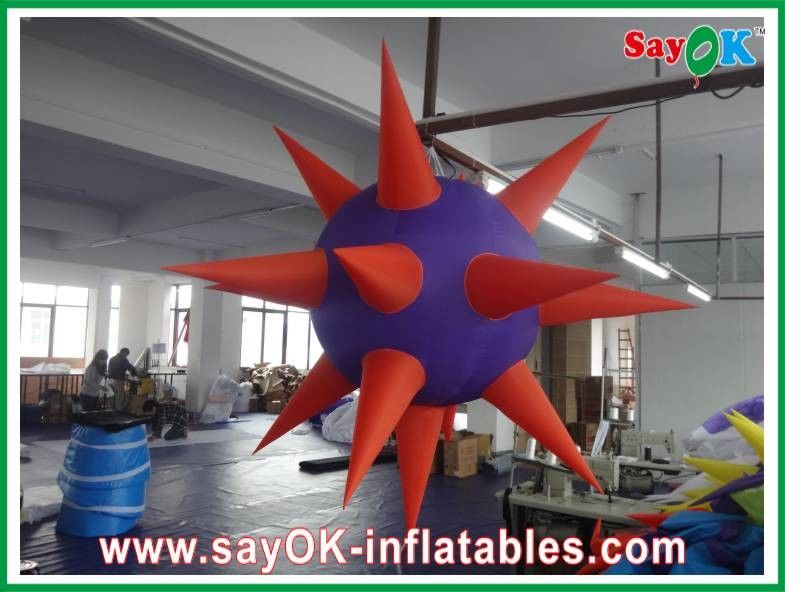 Diameter 2m Inflatable Light Decoration For Party Multiple Colours