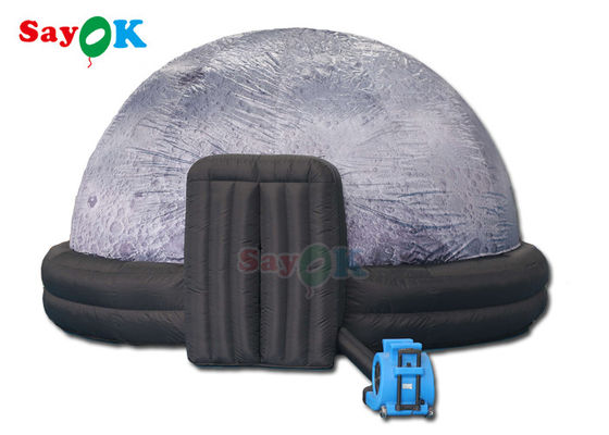 Hành nghề 5m Diameter Dome Inflatable Planetarium Tent Mô hình Logo tùy chỉnh