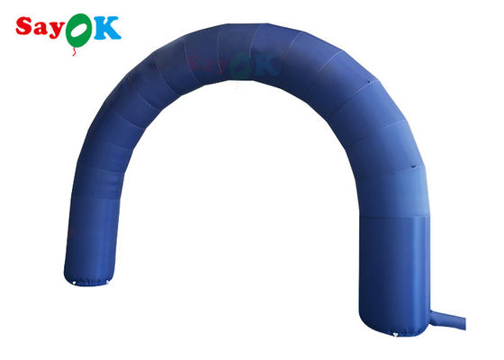 Vòm bơm hơi màu xanh không thấm nước cho các sự kiện quảng cáo khai mạc