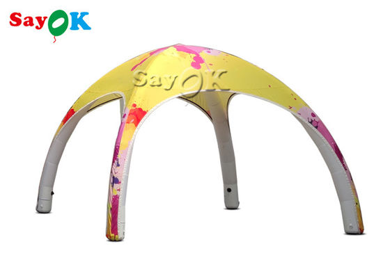 Lều cỏ bơm hơi Chống nước Oxford TPU Lều mái vòm nhện bơm hơi