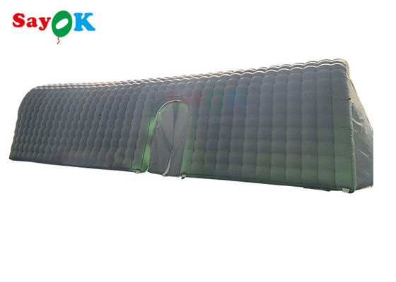 Lều mái vòm sự kiện Kênh không khí tùy chỉnh Lều đường hầm Pvc bơm hơi có rèm cửa
