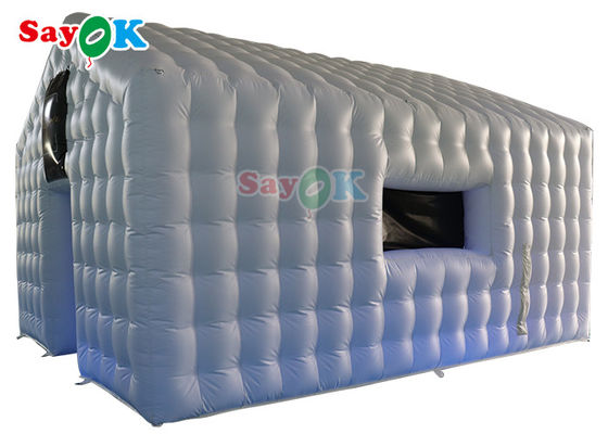 Vật liệu Pvc thương mại Inflatable Bounce House Màu trắng