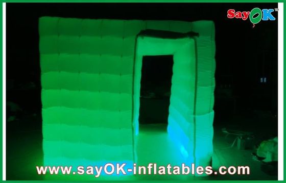 Inflatable Photo Studio Inflatable Cube Photo Booth, Inflatable Mobile Led Light Photo Booth Kiosk