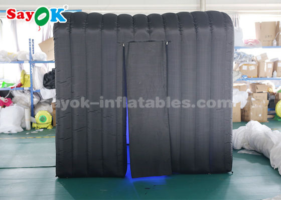 Trang trí tiệc bơm hơi Gian hàng ảnh bơm hơi di động với máy thổi khí bên trong để khuyến mãi