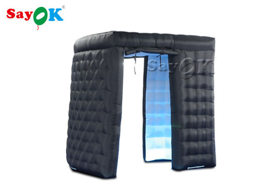 Tiệc chụp ảnh gian hàng chống cháy Đèn LED bơm hơi có thể tháo rời treo tường cho tiệc cưới