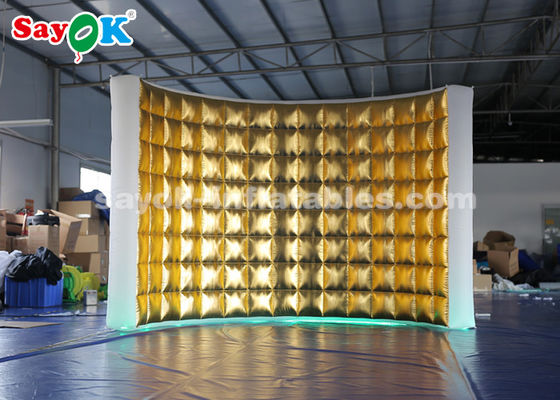 Trang trí tiệc bơm hơi Gian hàng ảnh hấp dẫn Tường bơm hơi 3 * 1,5 * 2,3mH cho quảng cáo