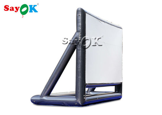 Màn hình rạp hát bơm hơi Màn hình phim bơm hơi kín khí rõ ràng cao 7x5mH