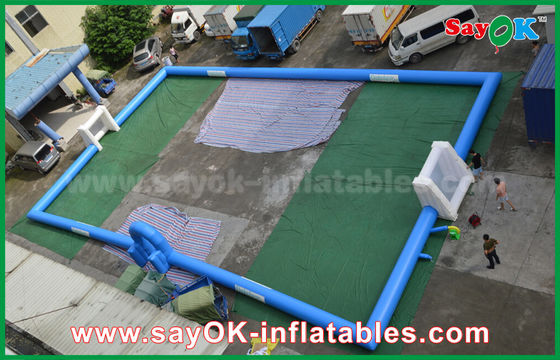 Người lớn PVC Tarpaulin Trẻ em bóng đá / sân bóng đá bơm lên cho ngoài trời