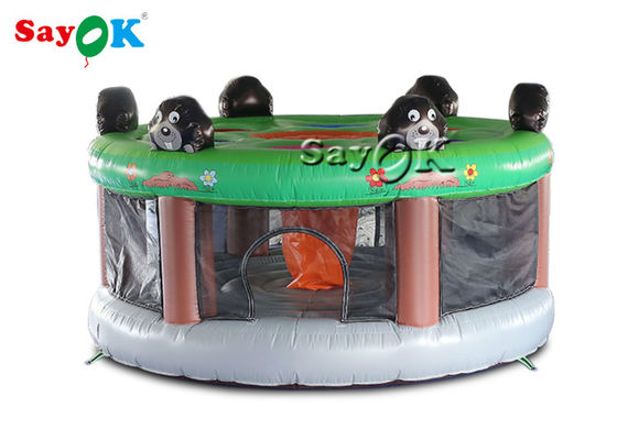 Trò chơi bơm hơi ngoài trời Trẻ em Người lớn PVC Inflatable Whack A Mole With Air Blower