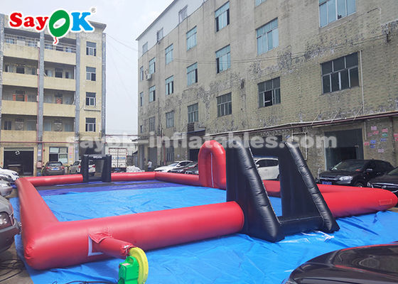 20*10*2m PVC Tarpaulin Chơi thể thao bơm / Sân bóng đá bơm