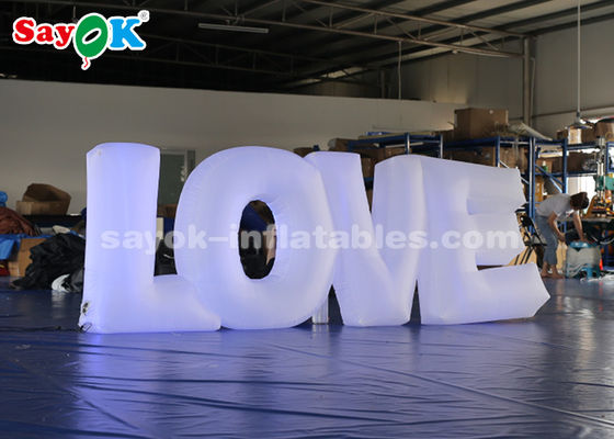 Áo trắng đèn LED ánh sáng chữ cái bơm LOVE By Touch Screen điều khiển từ xa