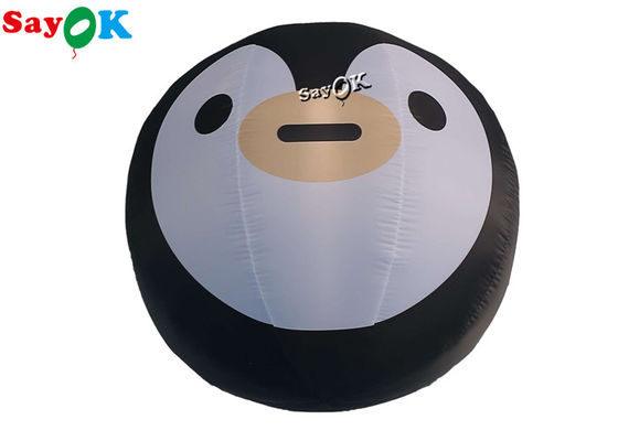 Không khí thổi treo quảng cáo trang trí thổi lên chim cánh cụt được xây dựng - Trong đèn LED