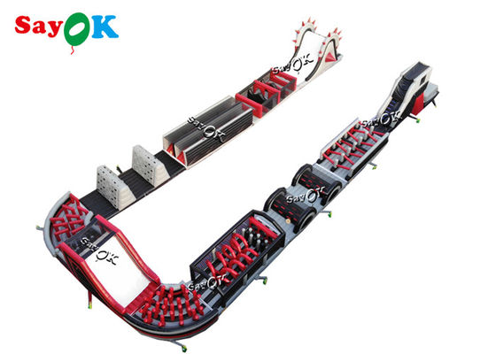150m 495ft Commercial Inflatable Obstacle Course cho người lớn
