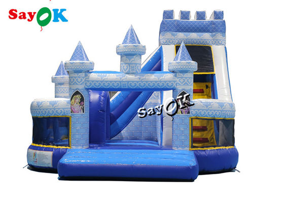 5m 16.5ft Blue Princess Bouncing Castle Thương mại bơm nhảy Hhouse