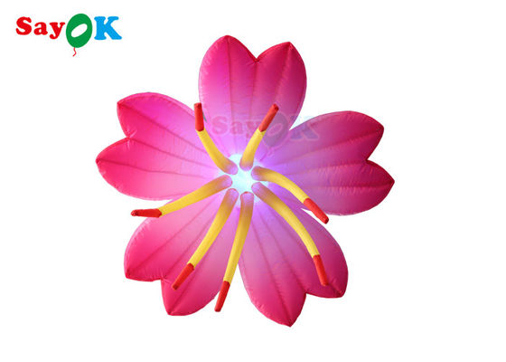 Quảng cáo chiếu sáng bằng đèn led tùy chỉnh Hoa tỏa sáng cho trang trí tiệc trên sân khấu