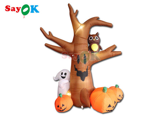 2mH Blow Up Pumpkin For Yard Outdoor Ghosts Tree trang trí Halloween