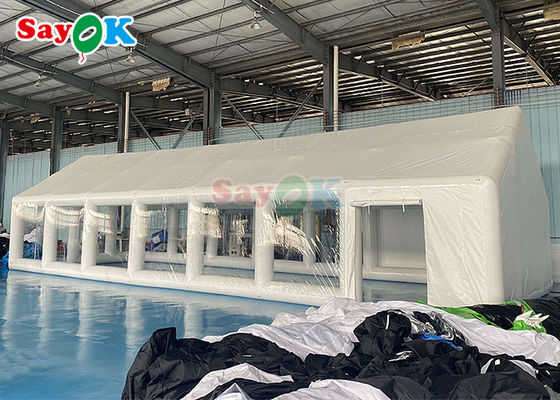 Tùy chỉnh lớn minh bạch bơm phủ lều bể bơi bơm bữa tiệc và sự kiện