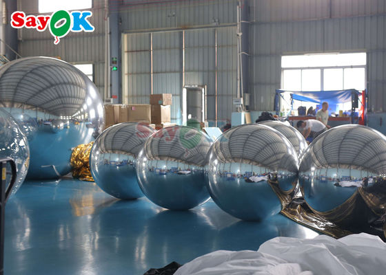 Quả bóng gương vàng Câu lạc bộ đêm PVC Quả bóng bơm Đám cưới Đám cưới Quả bóng gương bơm vàng bạc