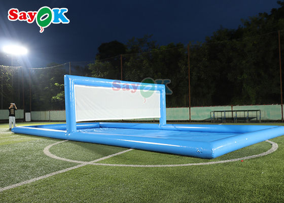 Công viên nước trò chơi hồ bơi lớn bóng chuyền bơm lên sân tennis nước bơm lên cho các trò chơi thể thao