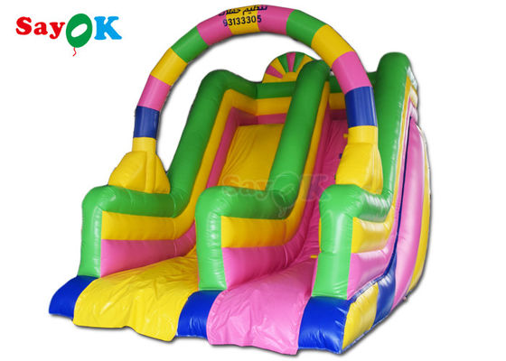 Bouncy Slide nhồi hơi Công viên giải trí Commercial Inflatable Slide Bouncer Slide nước nướng 6x4x5m