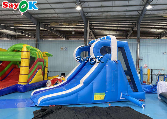 Máy trượt nhỏ có thể thổi nước ướt và khô Máy trượt chống vỡ Logo in ngoài trời Máy trượt nước có thể thổi nước