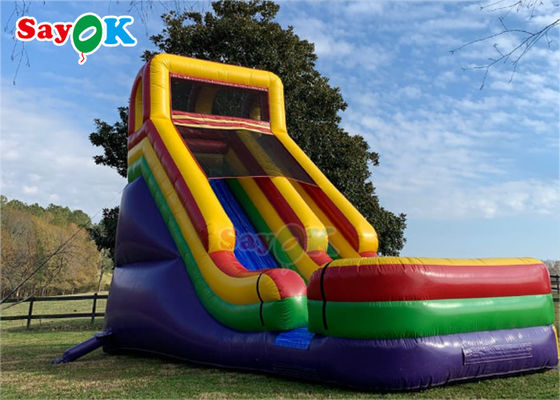 Đồ trượt nước bơm lớn Chủ đề khủng long PVC vui vẻ Bơm khô bơm đơn chống vỡ