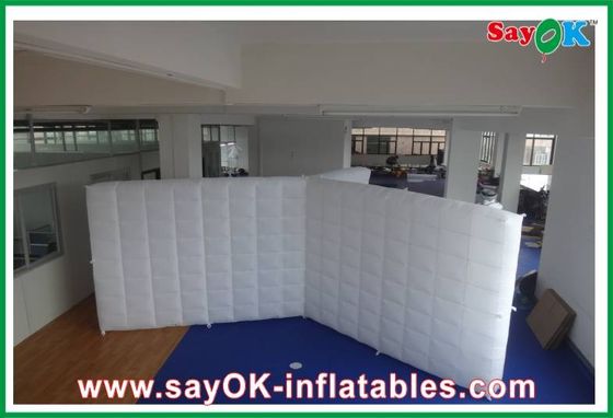 Ưu tiên Trại gia đình không khí bơm tường phân vùng / Bơm lên Led Light Joint Wall cho đám cưới