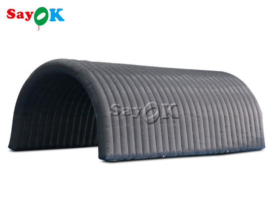Lều lều thổi Igloo Đen 210D vải Oxford Lều đường hầm thổi cho triển lãm