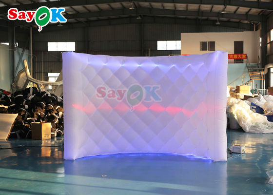 Màn hình mới hấp dẫn Led Wall Inflatable LED White Photo Booth Wall For Event
