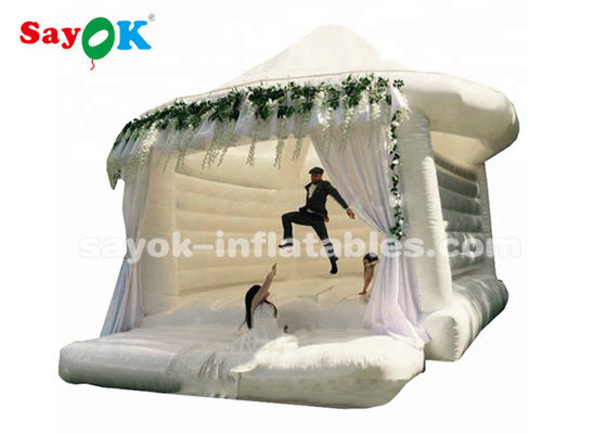 Commercial Outdoor White Inflatable Bounce Cho Đám cưới