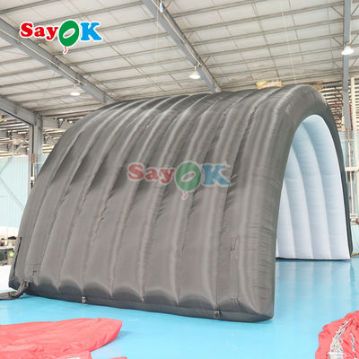 10x6x5.4mH Black Dome Trại sân khấu bơm cho sự kiện tiệc