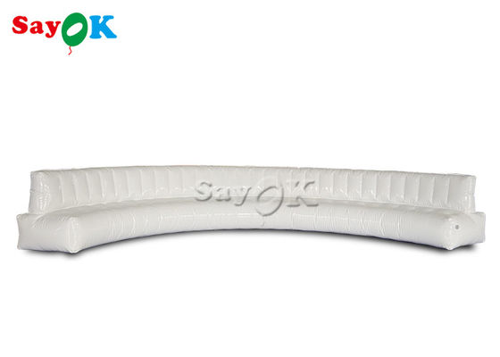 Nội thất đa chức năng màu trắng cong 6.367m Ghế sofa khí bơm hơi